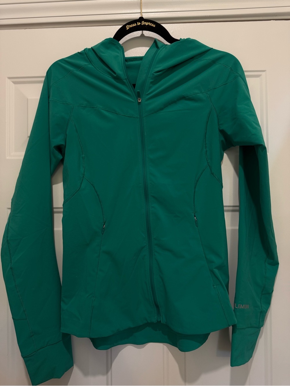 lululemon athletica Teal Green Hooded Utility Jacket - Women's Zip